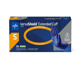 VersaShield Extended Cuff Powder-Free Nitrile Exam Gloves 12" (30.5 Cm) Blue