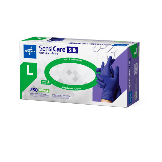 Sensicare Silk Powder-free Nitrile Exam Gloves - BeHope