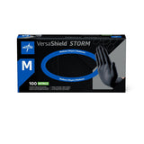 VersaShield Storm Powder-Free Nitrile Exam Gloves Black