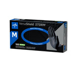 VersaShield Storm Powder-Free Nitrile Exam Gloves Black