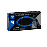 VersaShield Storm Powder-Free Nitrile Exam Gloves Black