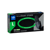 VersaShield Storm Powder-Free Nitrile Exam Gloves Black