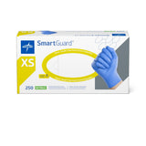 SmartGuard Nitrile Exam Gloves Blue Powder-free