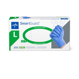 SmartGuard Nitrile Exam Gloves Blue Powder-free