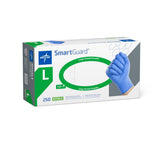 SmartGuard Nitrile Exam Gloves Blue Powder-free