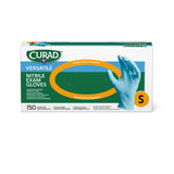 CURAD Powder-Free Textured Nitrile Exam Gloves Blue