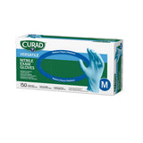 CURAD Powder-Free Textured Nitrile Exam Gloves Blue
