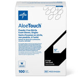 AloeTouch Sterile 12" Powder-Free Nitrile Exam Gloves Extended Cuff Green