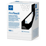 AloeTouch Sterile 12" Powder-Free Nitrile Exam Gloves Extended Cuff Green