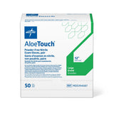 AloeTouch Sterile 12" Powder-Free Nitrile Exam Gloves Extended Cuff Green