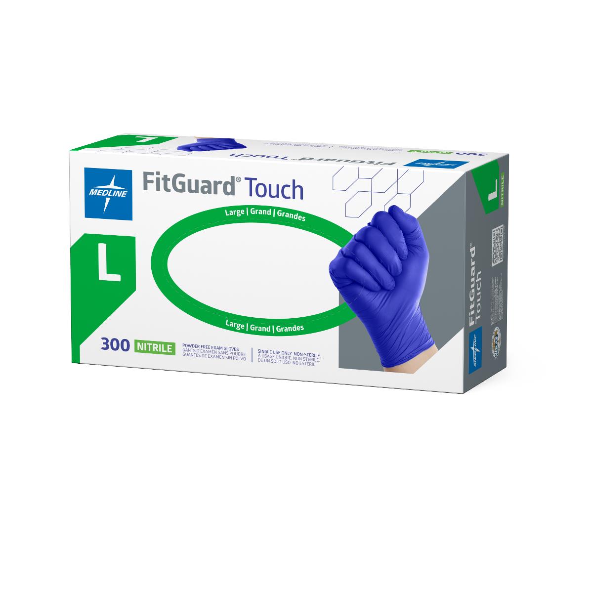 Fitguard® Touch Powder-free Nitrile Exam Glove, Blue