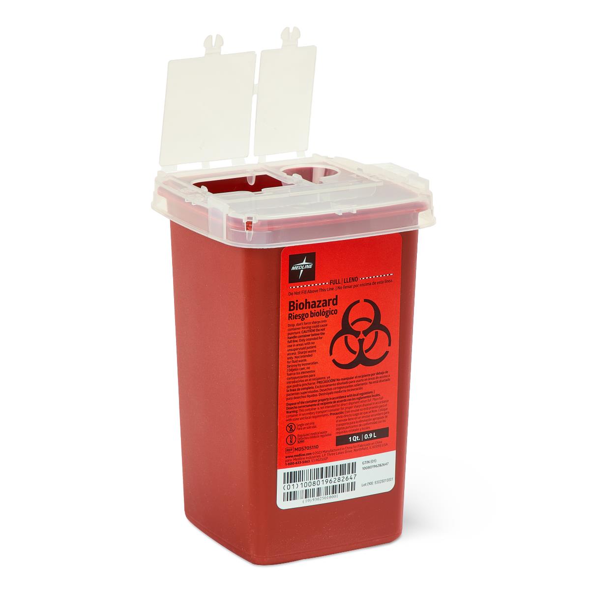 Medline Phlebotomy Sharps Container