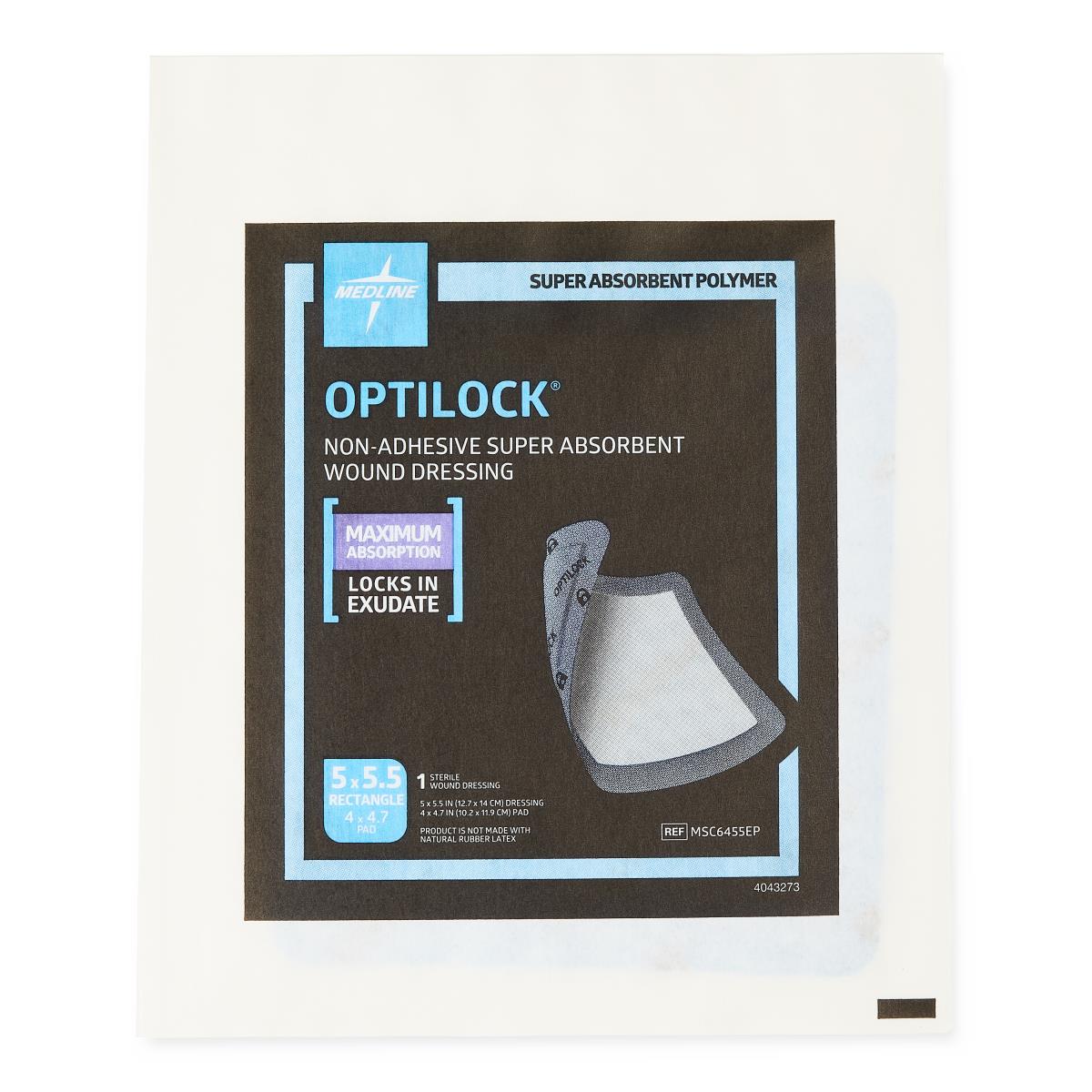 Optilock Non-adhesive Super Absorbent Wound Dressing