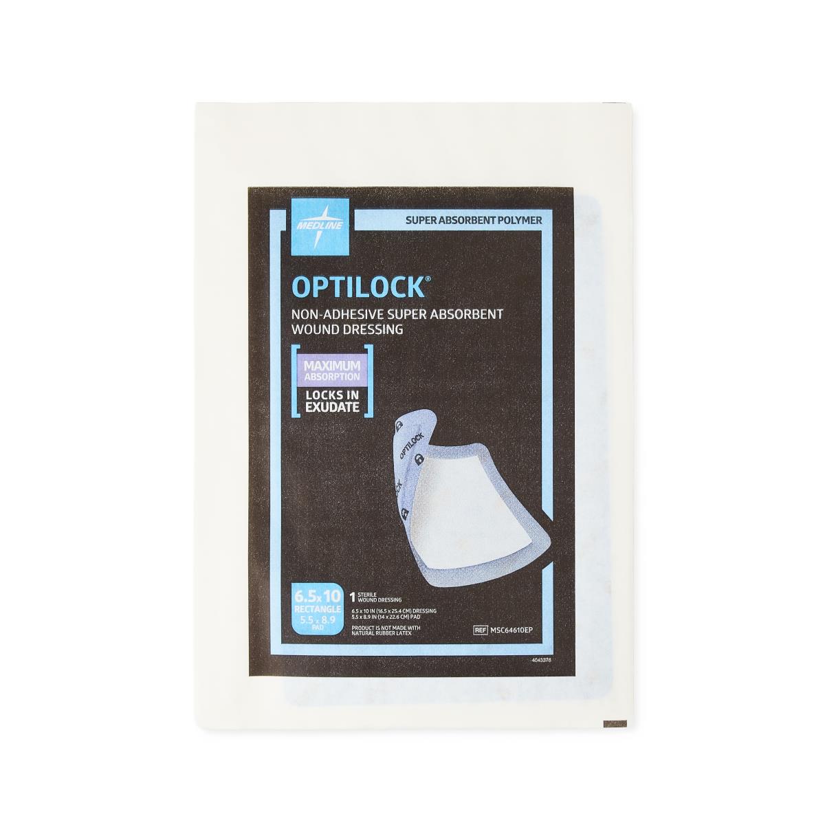 Optilock Non-adhesive Super Absorbent Wound Dressing