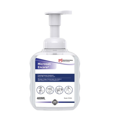 Hand Sanitizer Foaming 72% Alcohol Microsan Encore 400ml - BeHope