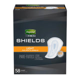 Pkg/58 Depend Fit-flex Light Shields Male Convenience