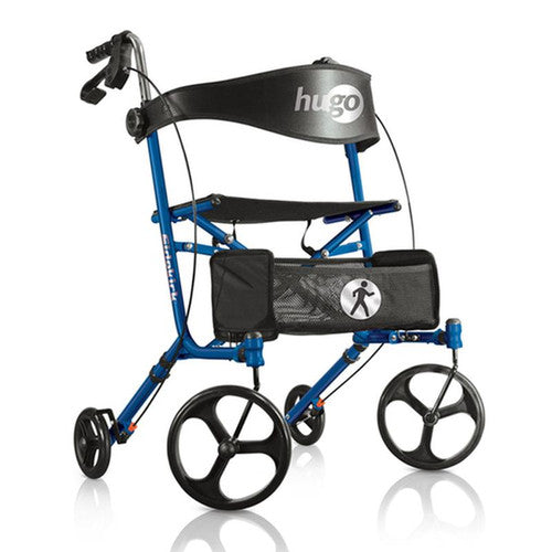 Hugo Navigator Side-folding Rolling Walker & Transport Chair - BeHope