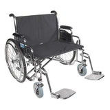Sentra Ec Heavy Duty Extra Wide Wheelchair, Detachable Desk Arms, Elevating Leg Rests, 26" Seat - BeHope