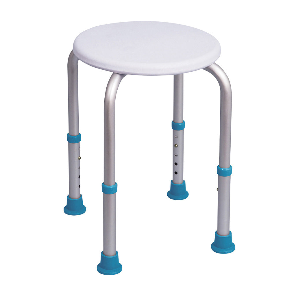 Ea/1 Aquasense Shower Stool, Height Adj 18-22", 250lbs Wt Capacity