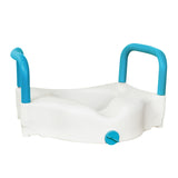 Siège de toilette surélevé profilé 3-en-1 Aquasense Ea/1, 5 cm, poignées amovibles