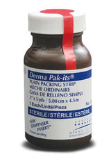 (Cs12) Paquete de 1 gasa de embalaje simple, tamaño 2 pulgadas x 5 pulgadas