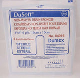 (Cs/20) Bx/35 Esponja de drenaje traqueal no tejida estéril, 2x2, 6 capas