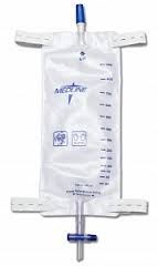 Ea/1 Leg Bag With Comfort Straps, Slide Tap Drain Port, 900Ml