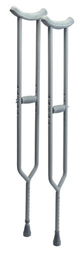 Bariatric Heavy Duty Walking Crutches, Adult, 1 Pair - BeHope