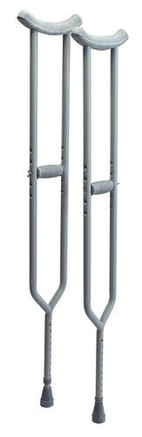 Bariatric Heavy Duty Walking Crutches, Adult, 1 Pair - BeHope
