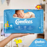 Pañales para bebés Comfees, recién nacidos