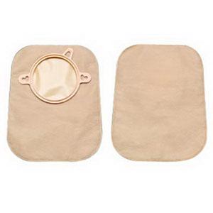 New Image Two-Piece Closed Mini Pouch , Flange 2-1/4" (57Mm), Beige 7" (18Cm) - Box Of 30