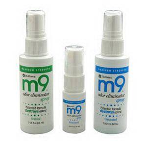 Spray eliminador de olores M9 (sin enjuague), spray eliminador de olores M9, botella de 8 oz