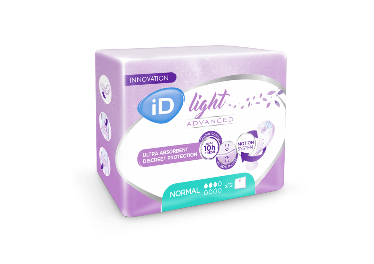 Cs/12 (20/Pkg) Id Light Mini, 9", 170Ml Absorbency Pad