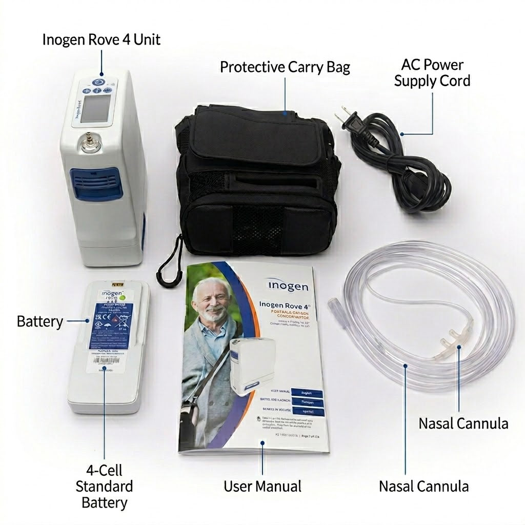 Inogen Rove 4™ Portable Oxygen Concentrator - Behope
