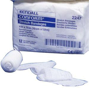 (Box of 12) Conform Stretch Bandage Sterile, 1" X 75"