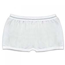 CS/10BG (5EA/BG) WINGS INCONTINENCE KNIT PANTS, L/XL, BROWN/GREEN BAND COLOR, 32"-42 - BeHope