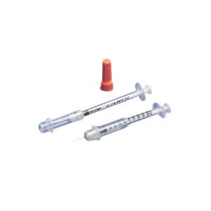 Monject Insulin Safety Syringes, 29g X 1/2in, 1.2ml Syringe - Box Of 100 - BeHope