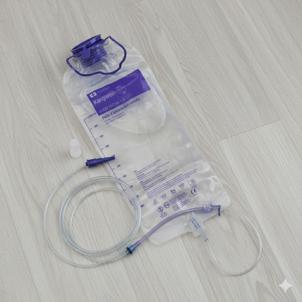 Ensemble de pompe d'alimentation entérale Kangaroo Joey