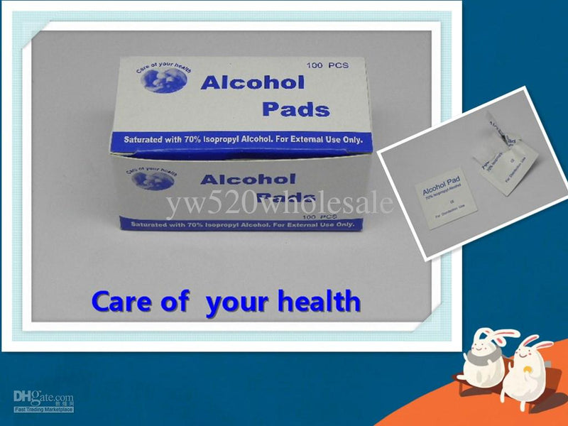Alcohol Prep Pad 70%, Large - BeHope