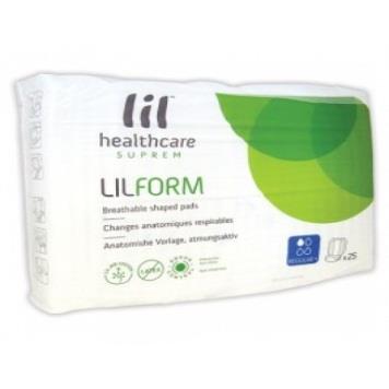 Compresas Lille Healthcare Lilform Suprem Maxi de 14 x 27 pulgadas, capacidad de absorción total de 2920 ml, Cs/4Bg (20 unidades por paquete)