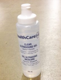 Healthcare Plus Ultrasound Gel, Medium Viscosity, 250ml, Clear - BeHope