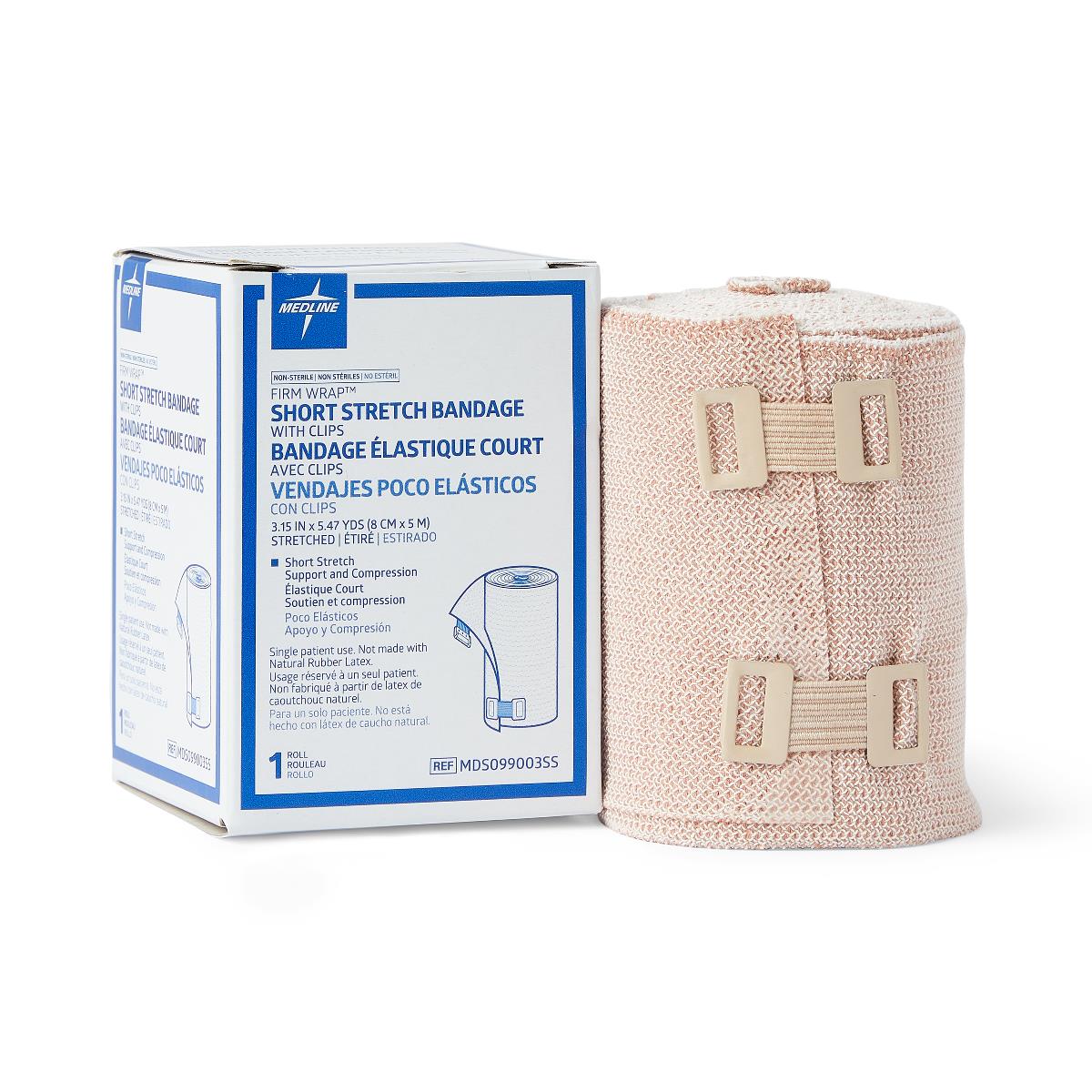 Medline Firm-Wrap Short Stretch Bandages