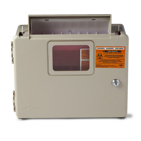 Sharps Locking Wall Cabinet F/Mds705153 Sharps Container