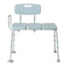 Medline Aluminum Bath Transfer Bench With Back Microban Treated