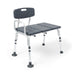 Medline Aluminum Bath Transfer Bench With Back Microban Treated