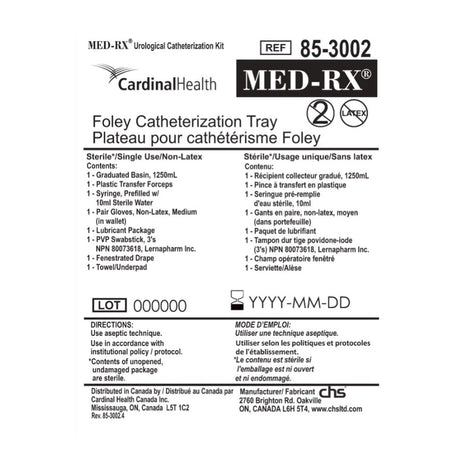 Foley Lidded Catheter Tray - BeHope