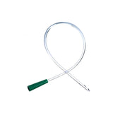 Cathéter urétral intermittent en plastique transparent Bx/100 12Fr 16In avec connecteur 2 yeux