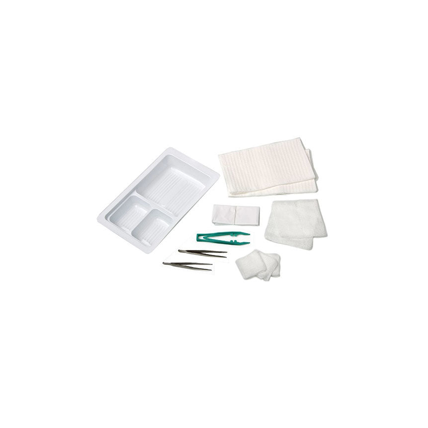 (Cs30)  Ea/1 Lidded Dressing Trays, Sterile