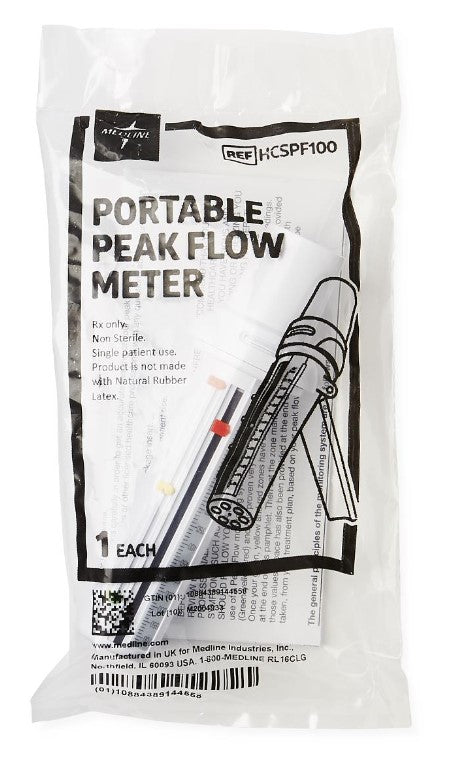 Medline Peak Flowmeter, Ats Scale, 60 - 720 Lpm - Each - BeHope