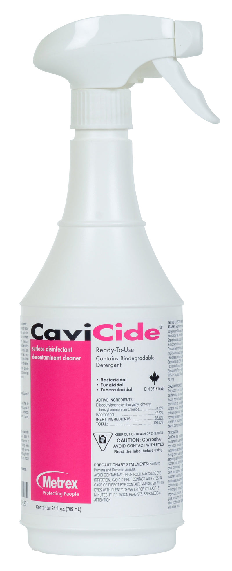 Cavicide Disinfectant Spray For Hard Surfaces 24 Oz Bottle - BeHope